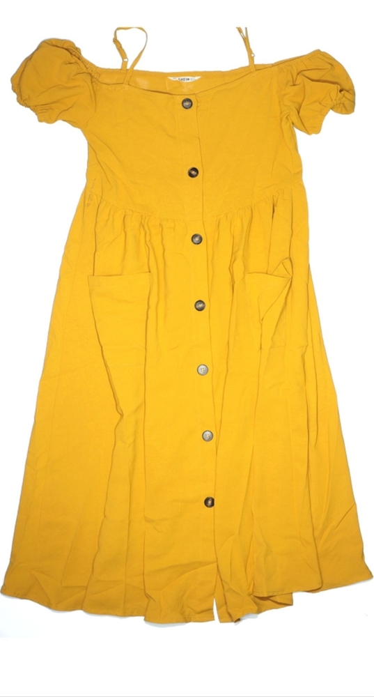 Shein Dress Mustard